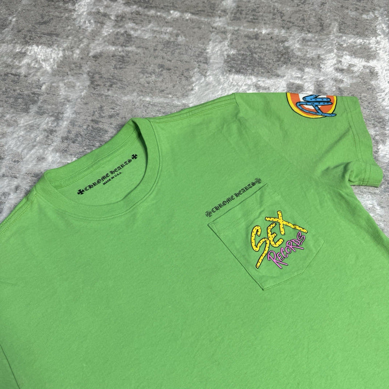 Chrome Hearts Matty Boy Sex Records Pocket Short Sleeve Tee 