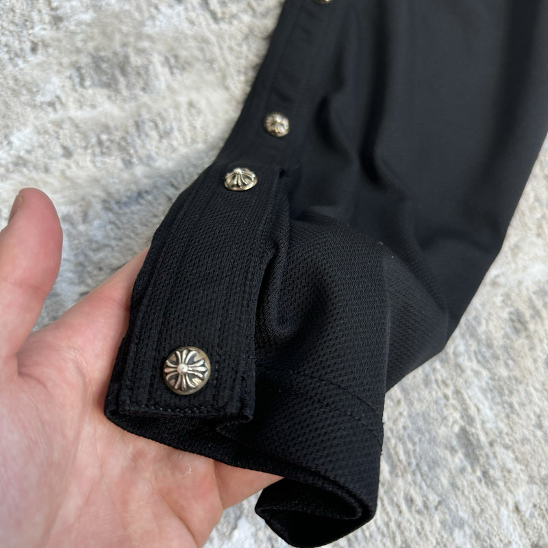 Chrome Hearts Snap Closure Mesh Track Pant 