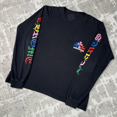 Chrome Hearts Cemetery Multi-color Cross Long Sleeve Shirt 
