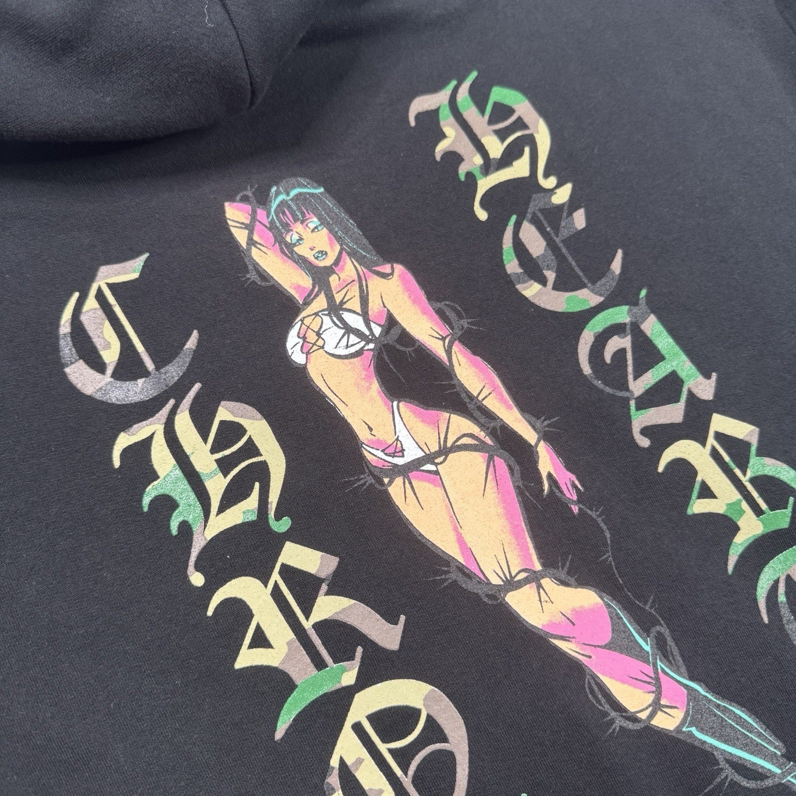 Chrome Hearts Deadly Doll Zip Up Hoodie 