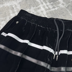 Chrome Hearts Velour Leather Track Pant 