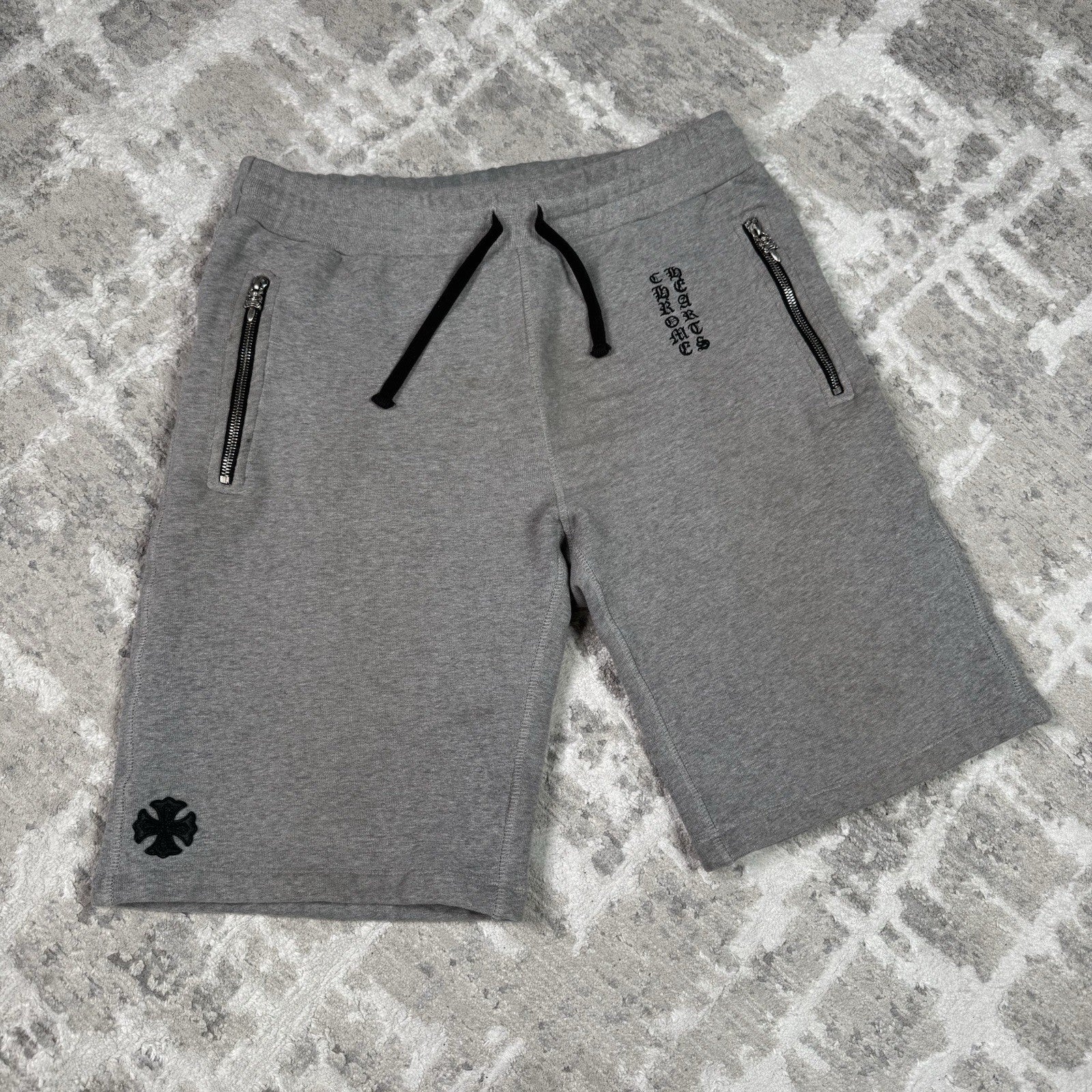 Chrome Hearts Y Not Patch Dagger Sweatshorts