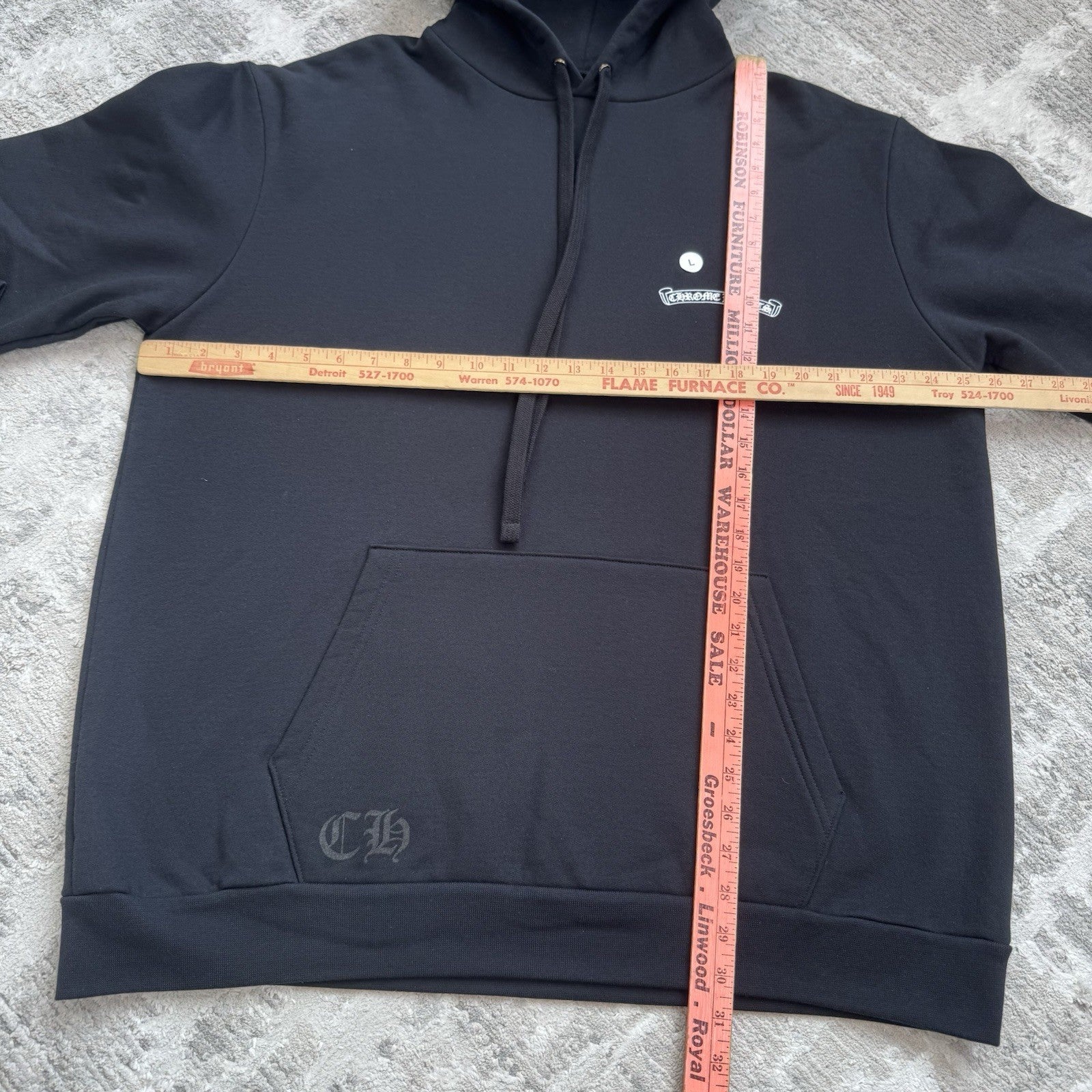 Chrome Hearts St Barths Cross Pullover Hoodie 