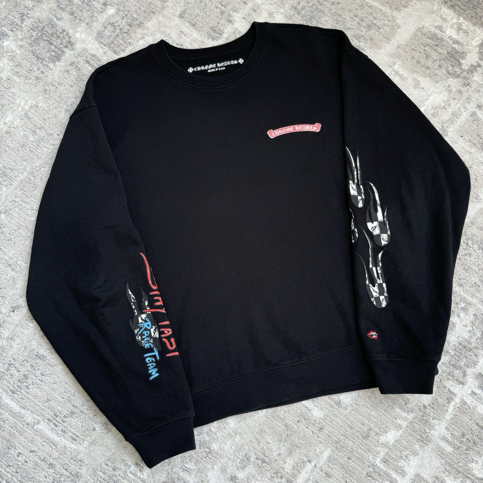 Chrome Hearts Matty Boy Stay Fast Pullover Crewneck 
