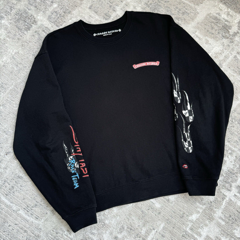 Chrome Hearts Matty Boy Stay Fast Pullover Crewneck 