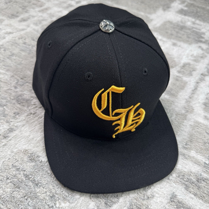 Chrome Hearts Baseball CH Hat ‘black Yellow’ 