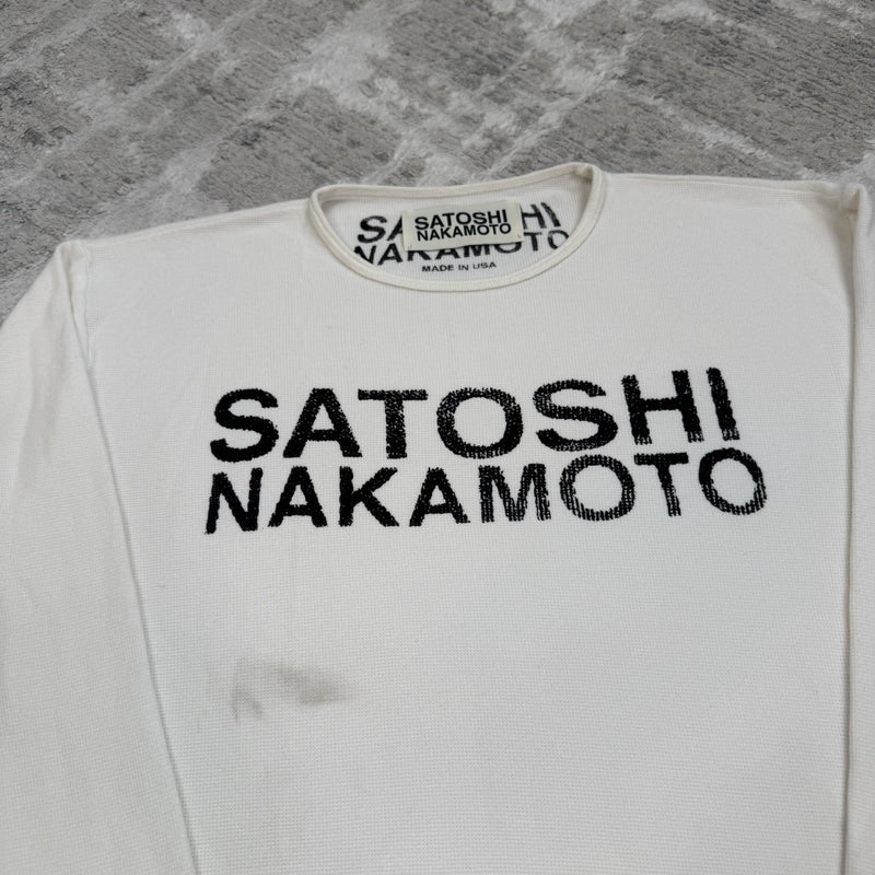 Satoshi Nakamoto Thermal Long Sleeve Shirt 