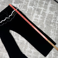 Chrome Hearts Velour Leather Track Pant 
