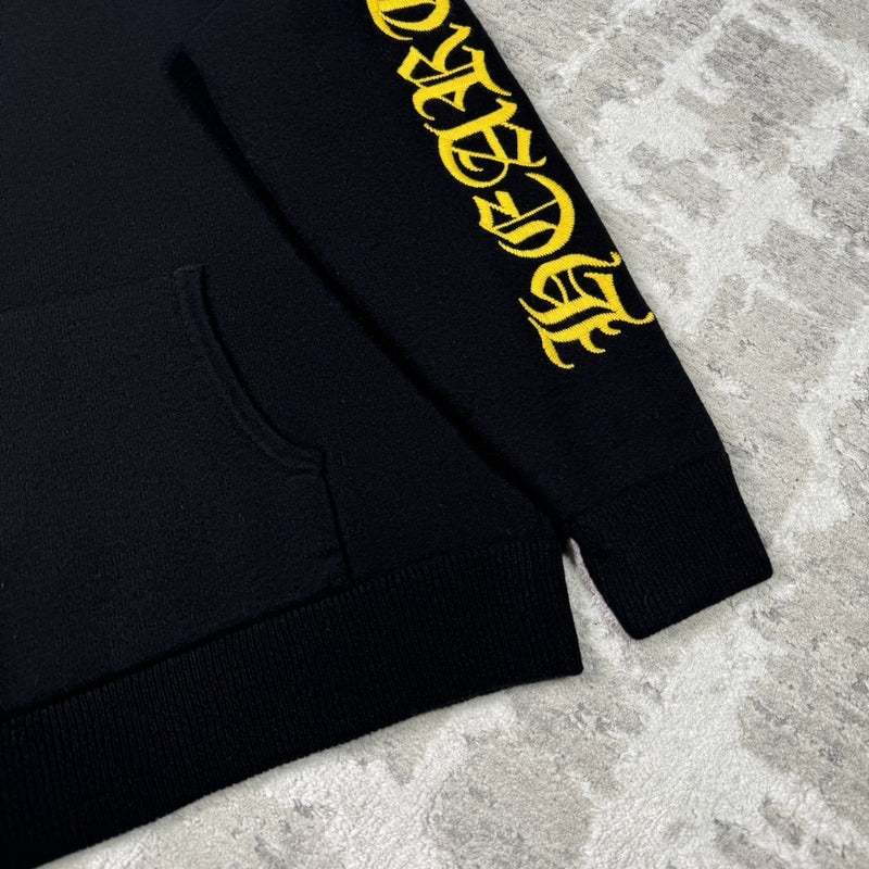 Chrome Hearts Cashmere Embroidered Sleeve Logo Pullover Hoodie 
