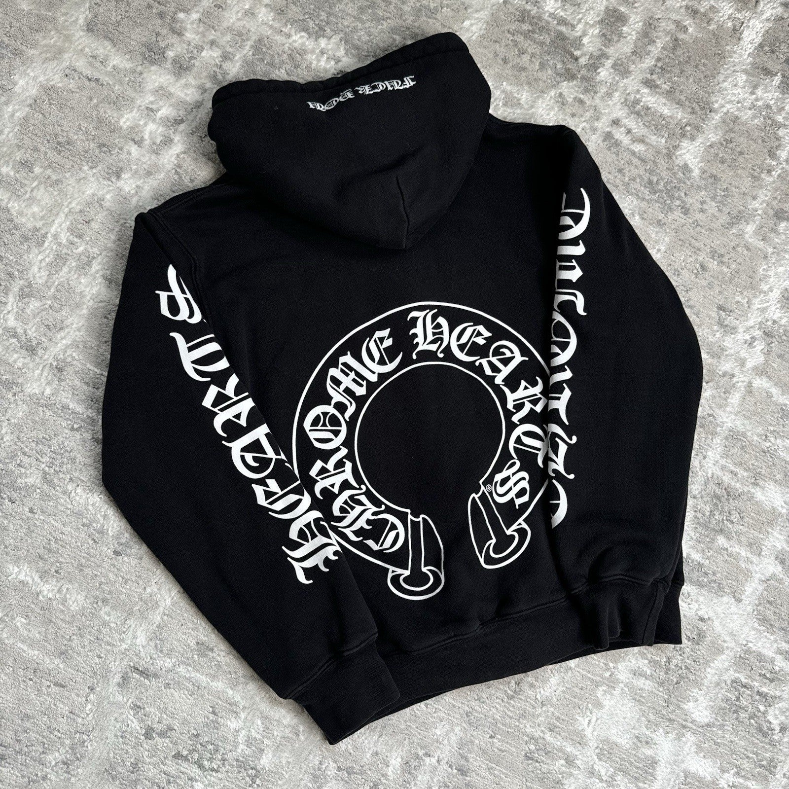 Chrome Hearts Thermal Horseshoe Dagger Zip Up Hoodie 