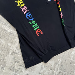 Chrome Hearts Cemetery Multi-color Cross Long Sleeve Shirt 