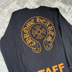 Chrome Hearts Staff Horseshoe Long Sleeve Pocket Tee Shirt 