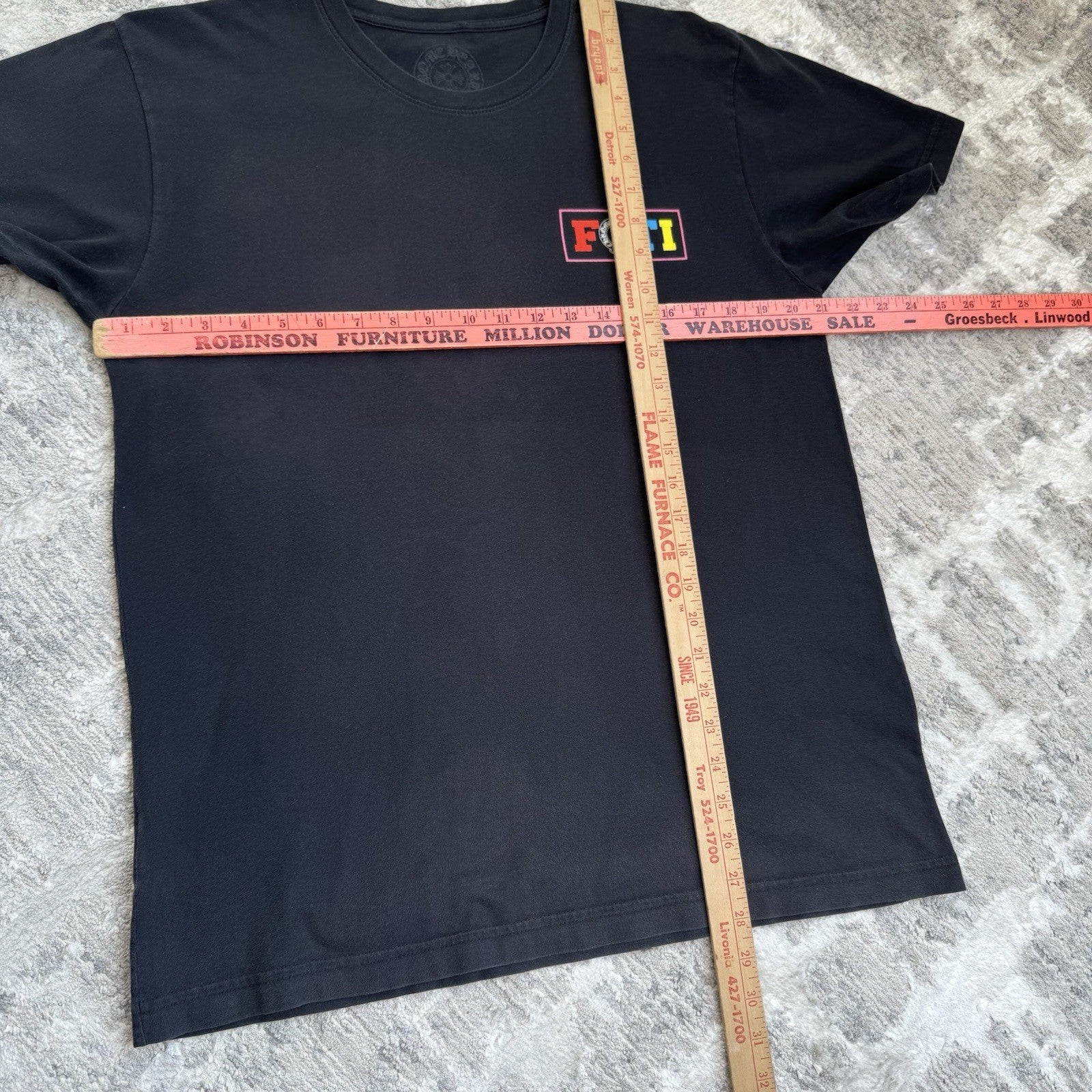 Chrome Hearts Foti Multi Logo Short Sleeve Tee Shirt 