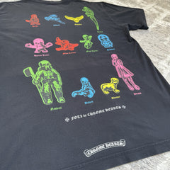 Chrome Hearts Foti Multi Logo Short Sleeve Tee Shirt 