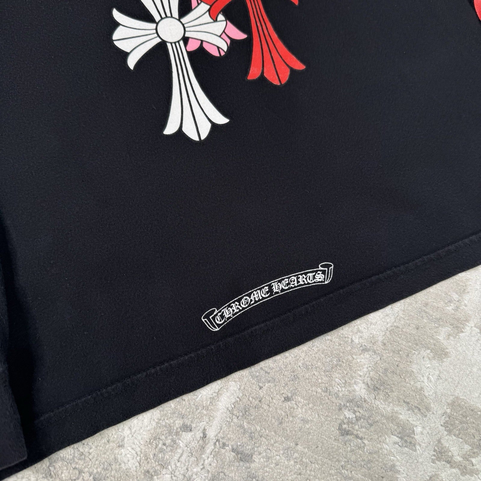 Chrome Hearts Cemetery Multi-color Cross Long Sleeve Shirt 