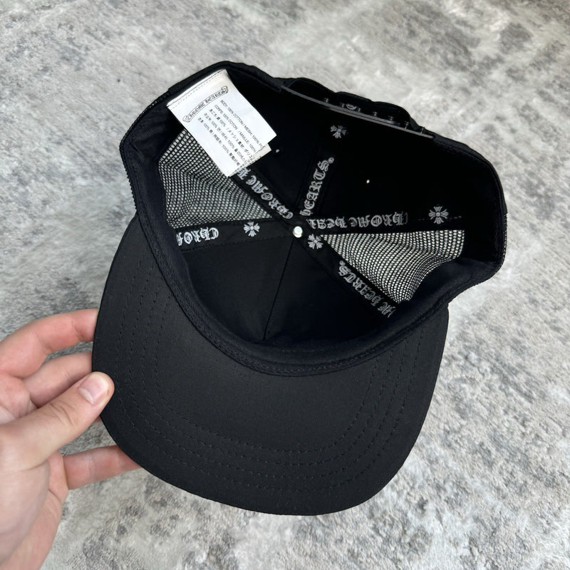Chrome Hearts Triple Cross Trucker Hat ‘black’ 