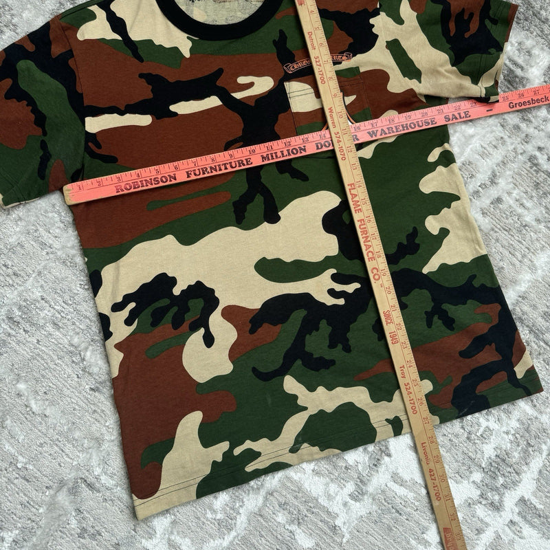 Chrome Hearts Matty Boy Caution Short Sleeve Pocket Tee Shirt 