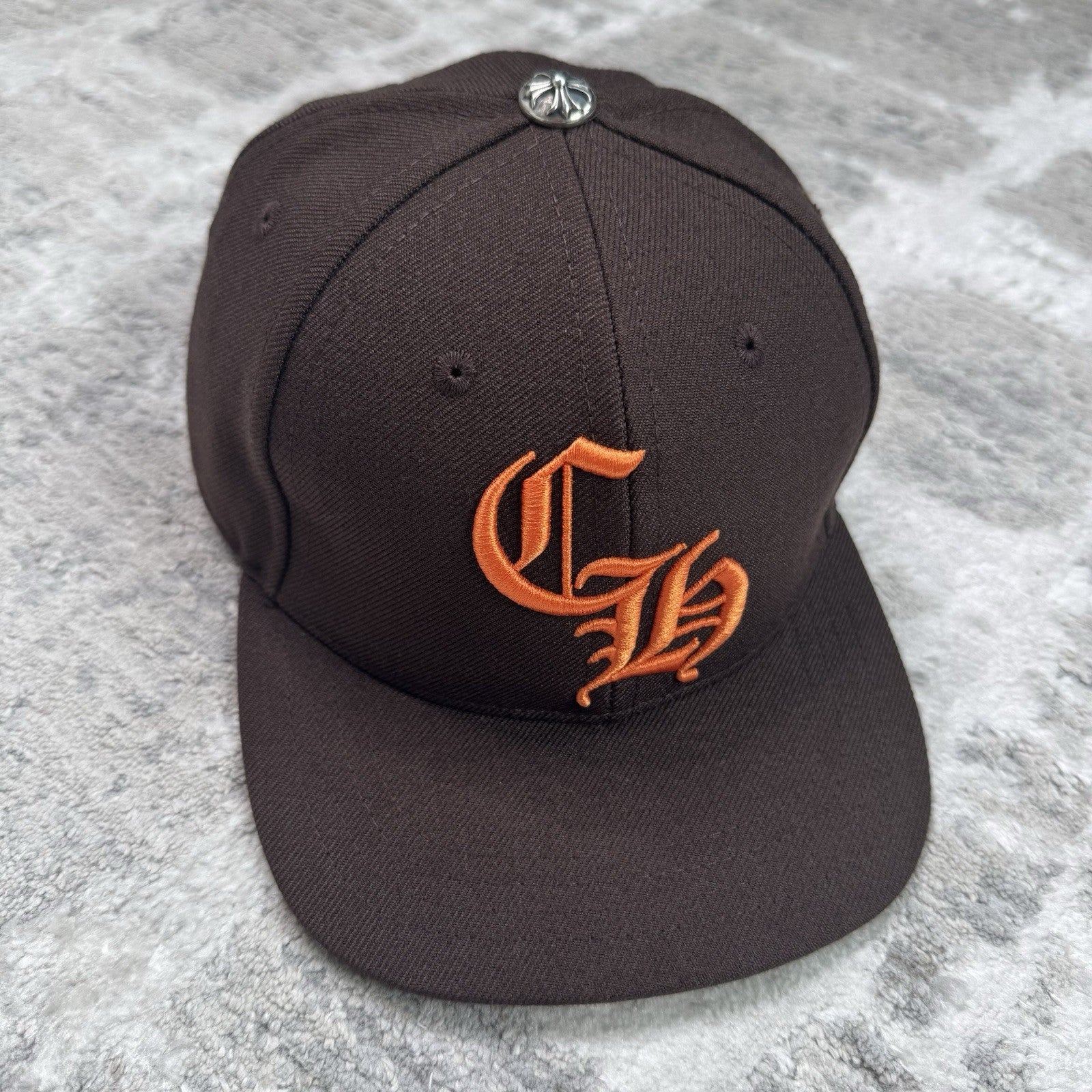 Chrome Hearts Baseball CH Brown Orange 