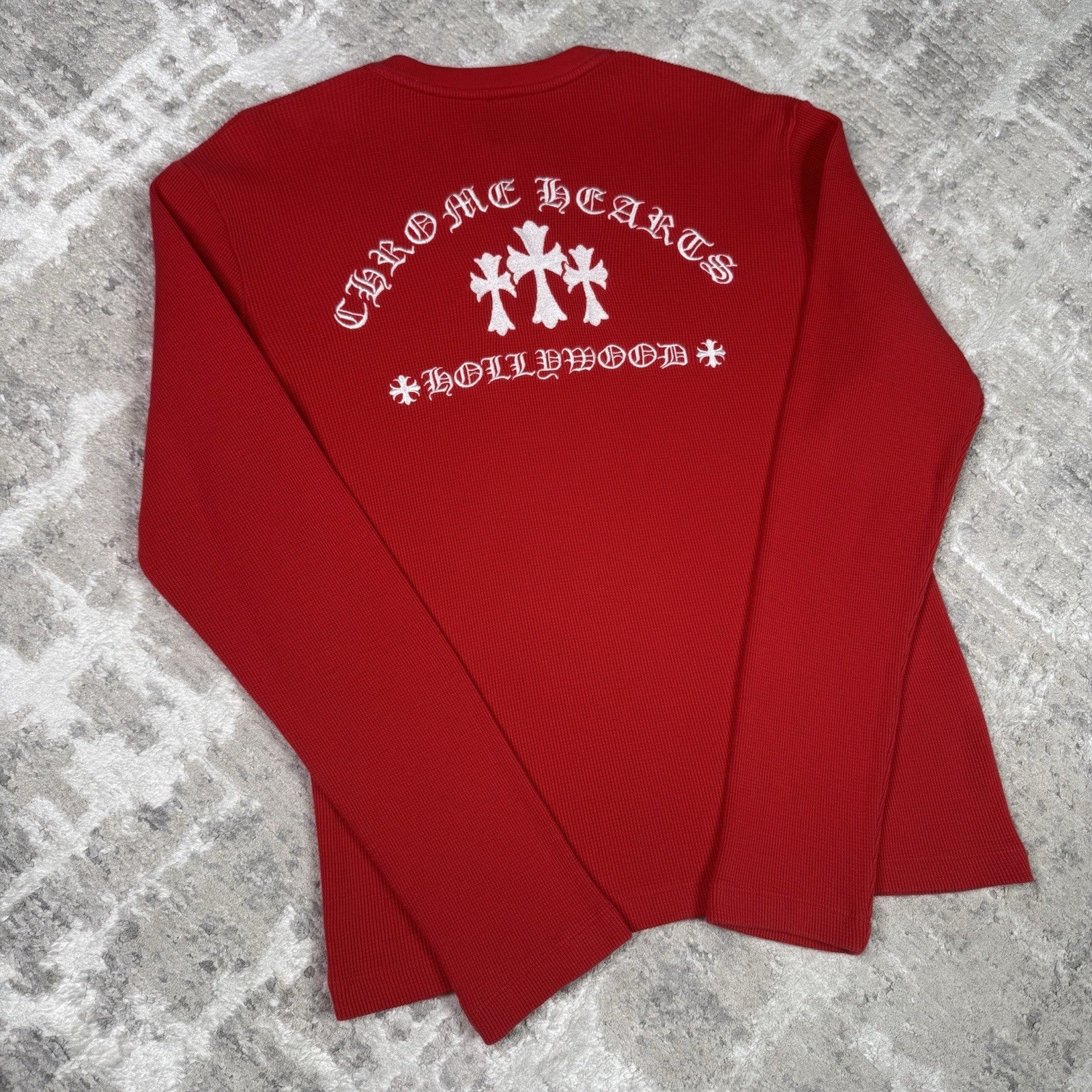 Chrome Hearts King Taco Triple Cross Waffle Thermal Long Sleeve 