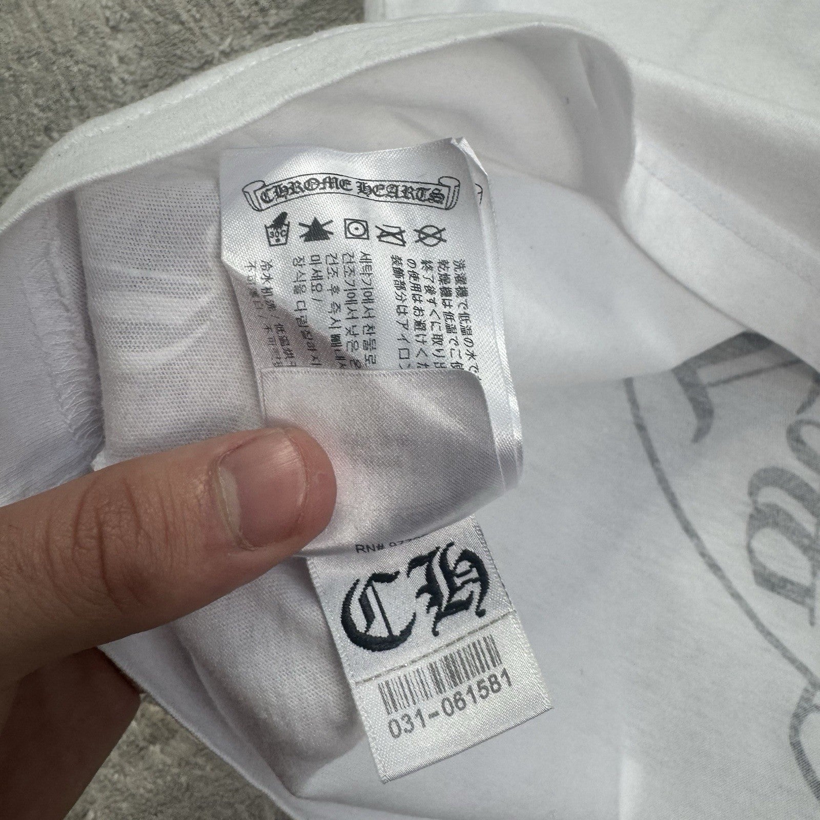 Chrome Hearts Horseshoe Multi-color Long Sleeve Tee Shirt 