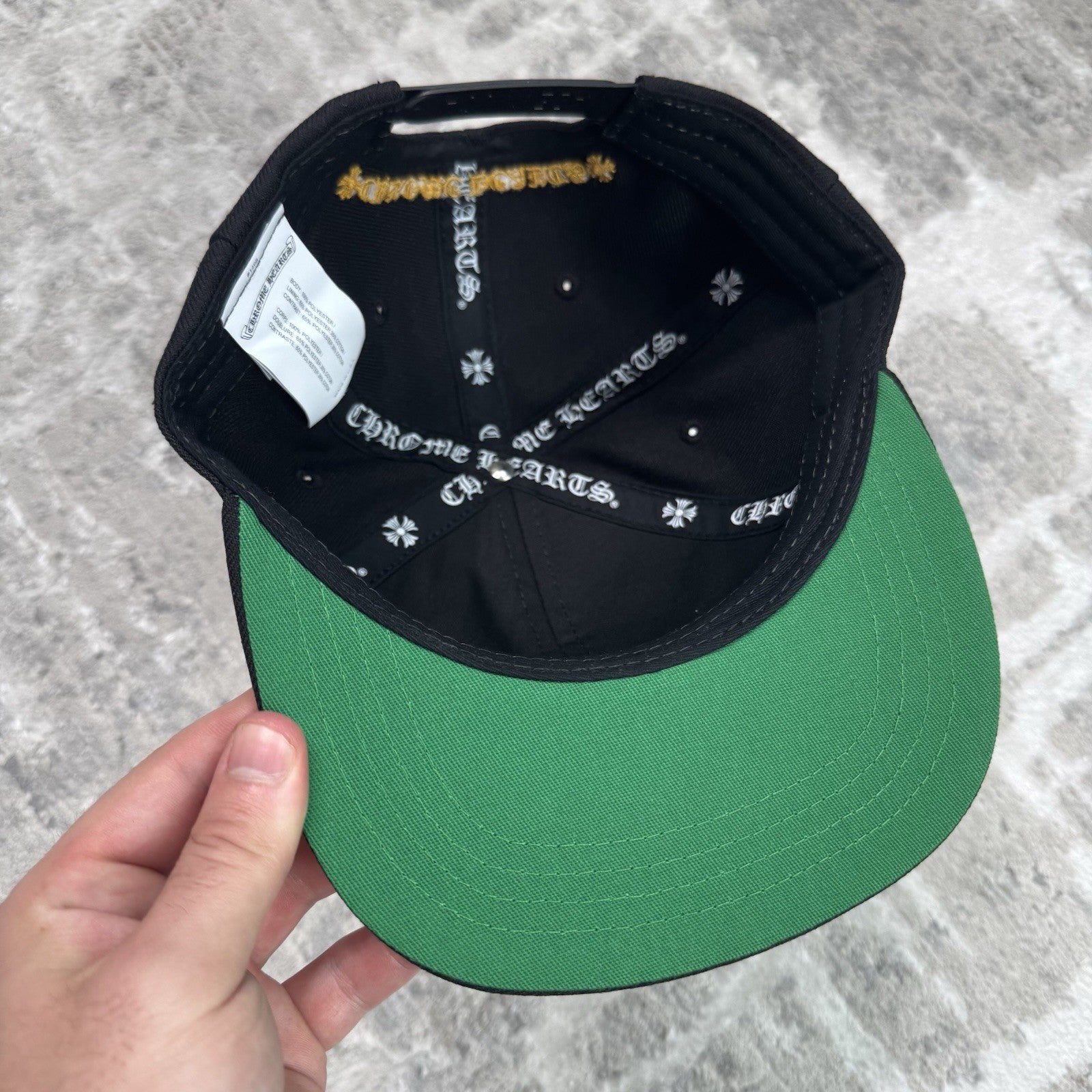 Chrome Hearts Baseball CH Hat ‘black Yellow’ 