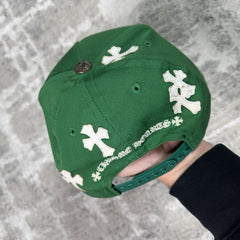 Chrome Hearts Cross Leather Patch Baseball CH Hat