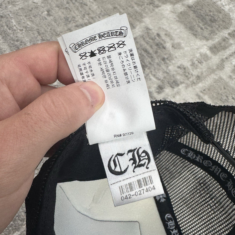 Chrome Hearts Hollywood CH Trucker Hat ‘black White’