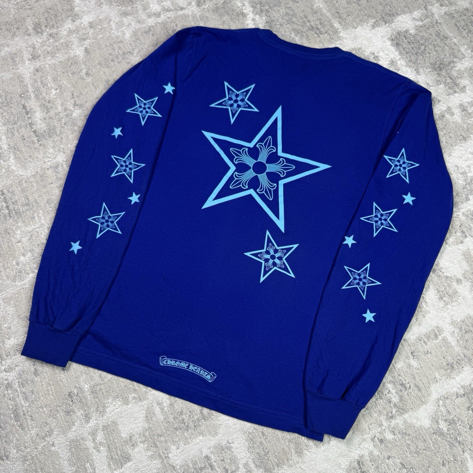 Chrome Hearts Stars Long Sleeve Tee Shirt 