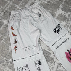 Chrome Hearts Deadly Doll Patchwork Sweatpants 