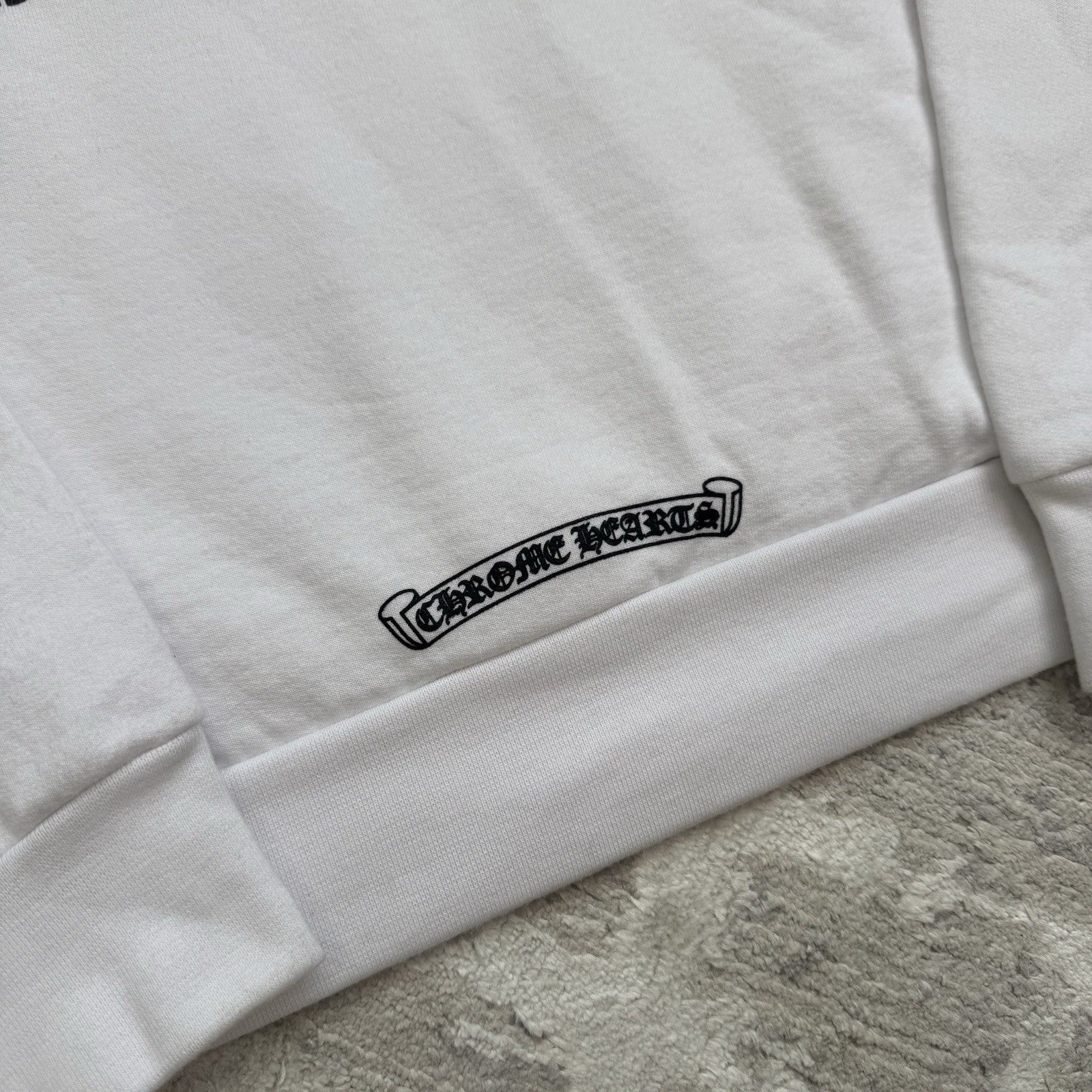 Chrome Hearts St Barth Exclusive Cross Pullover Hoodie 