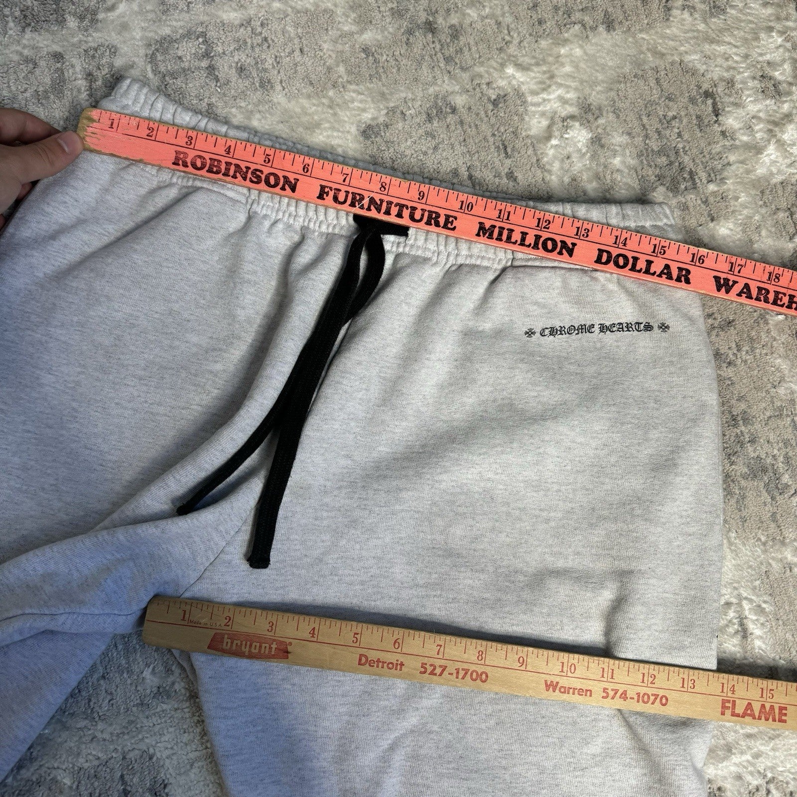 Chrome Hearts Matty Boy Brain Flame Sweatpants 