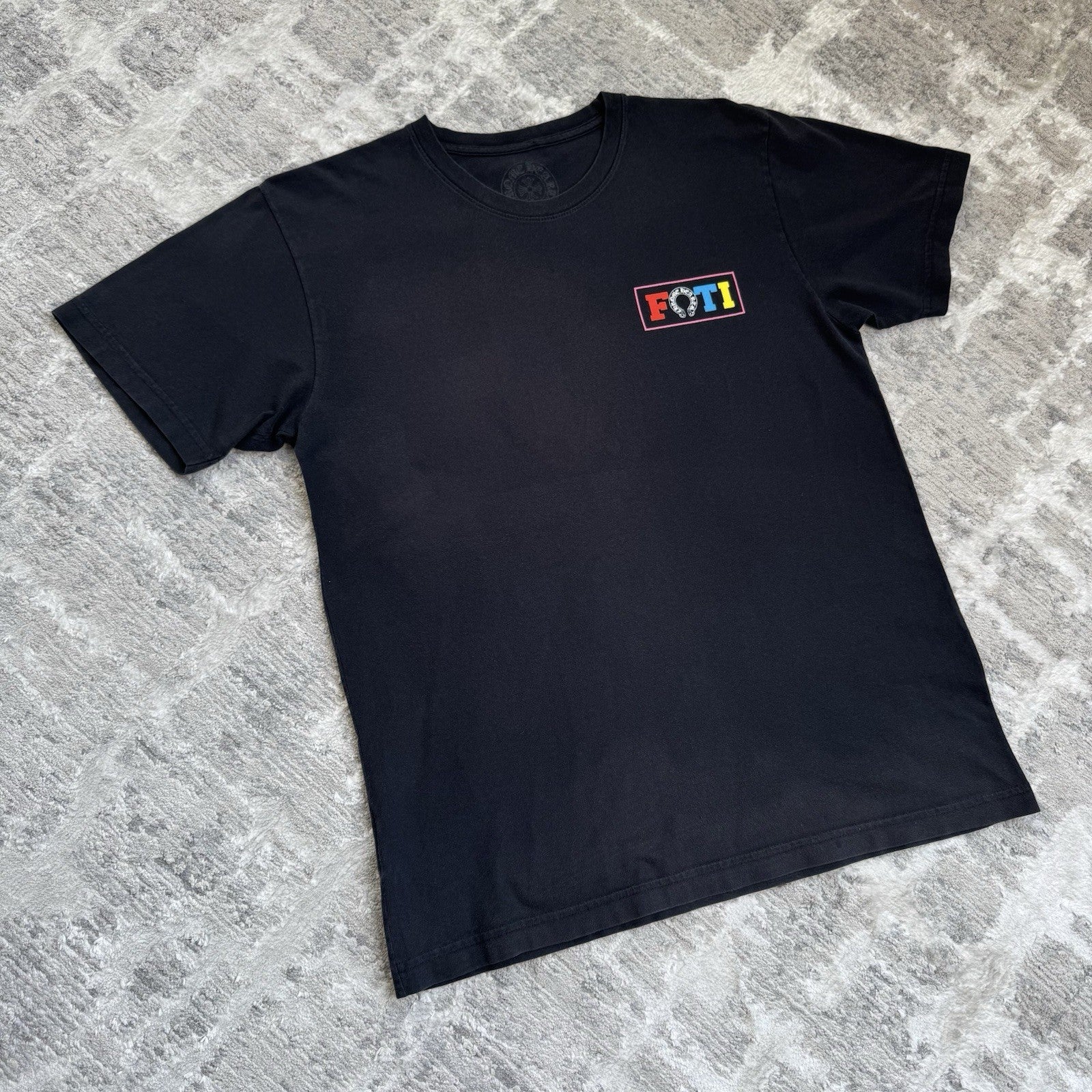 Chrome Hearts Foti Multi Logo Short Sleeve Tee Shirt 