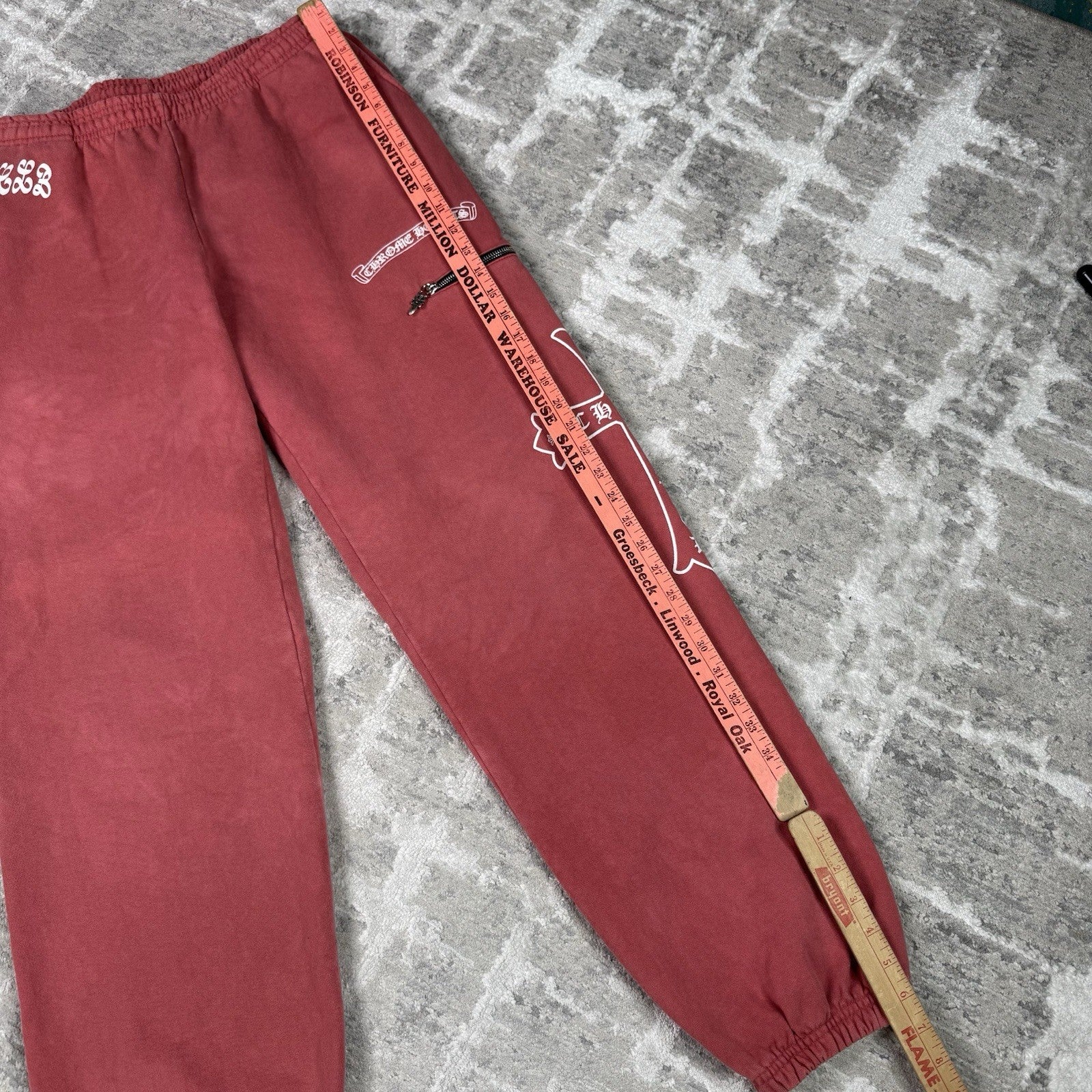 Chrome Hearts Drake CLB Cross Dagger Sweatpants 