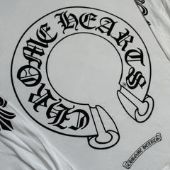 Chrome Hearts Floral Horseshoe Long Sleeve Pocket Tee Shirt 