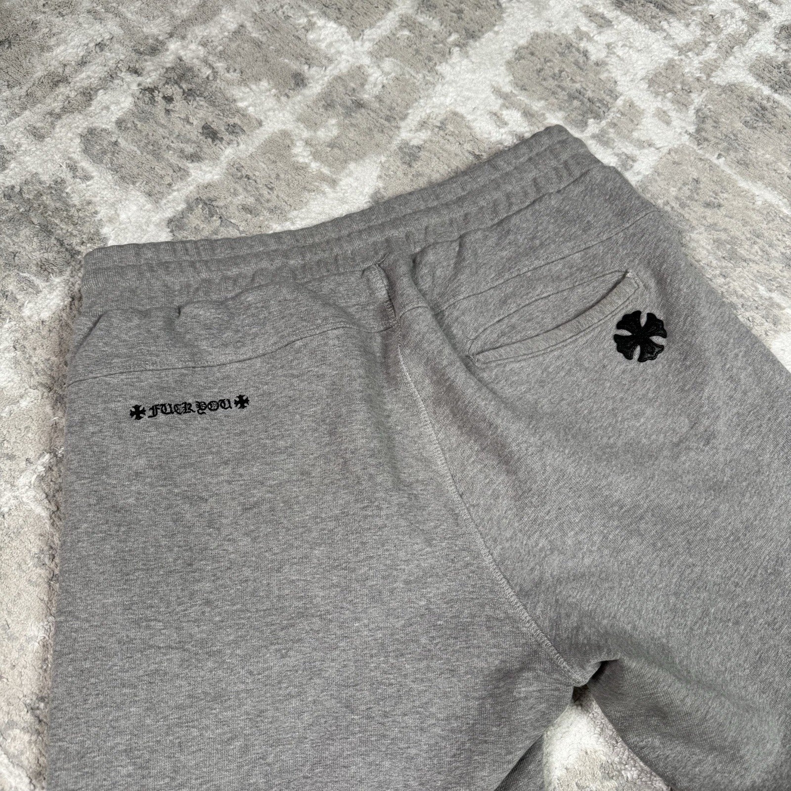 Chrome Hearts Y Not Patch Dagger Sweatshorts