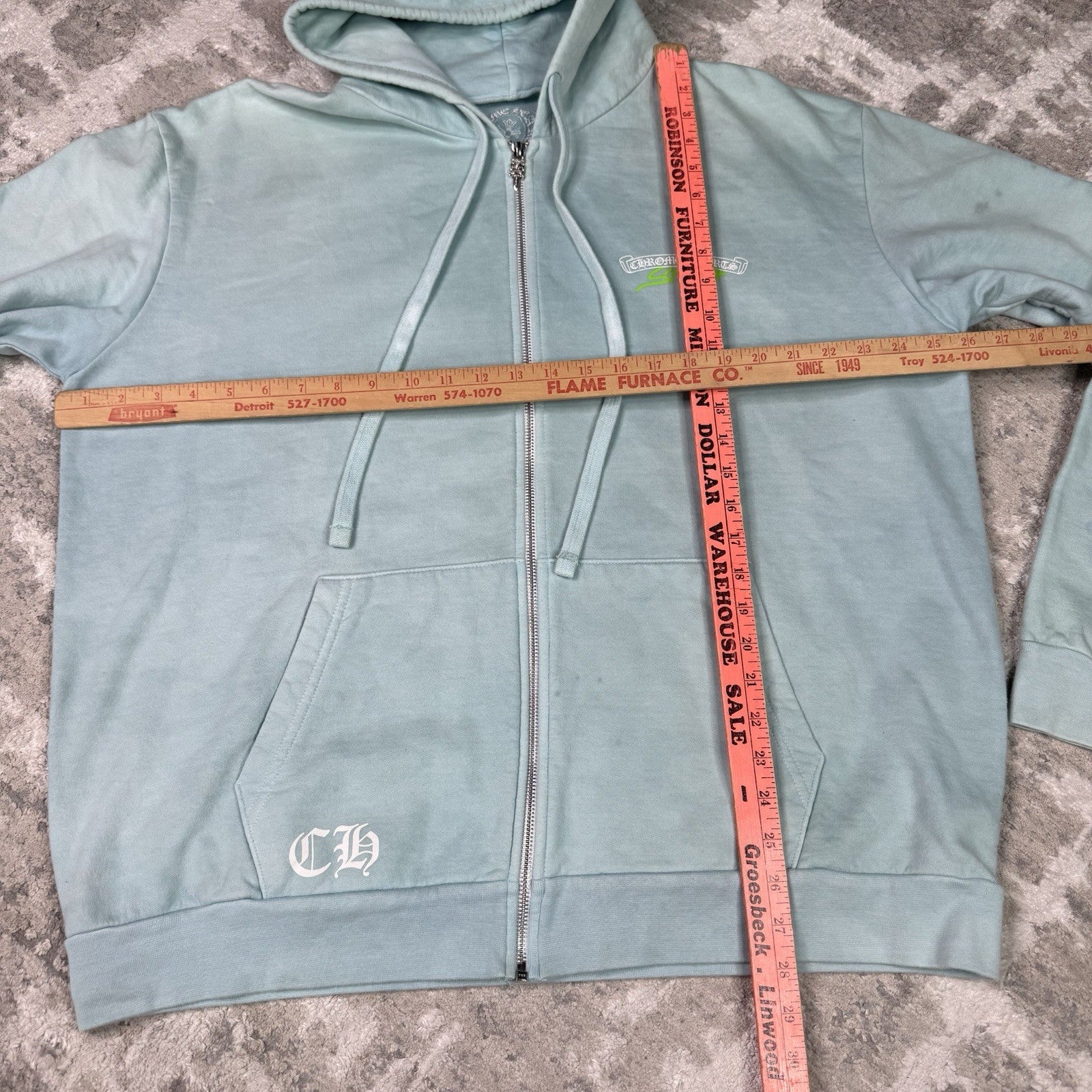 Chrome Hearts St Barths Friends And Family Horseshoe Zip Up Hoodie