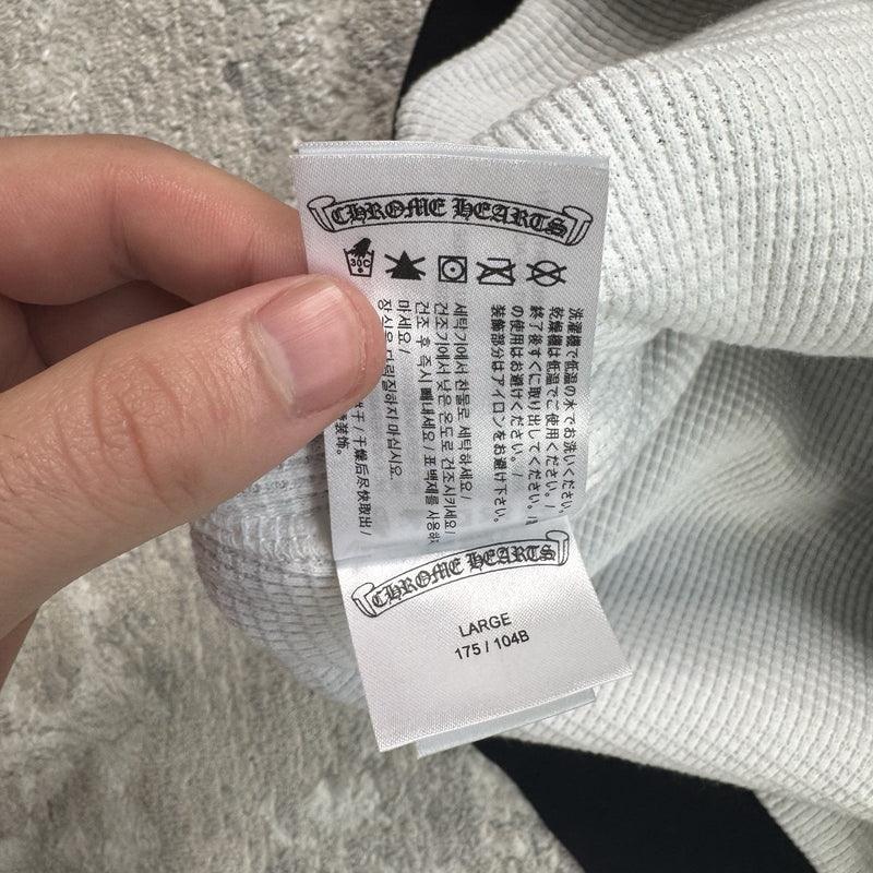 Chrome Hearts Matty Boy Thermal Zip Up Hoodie