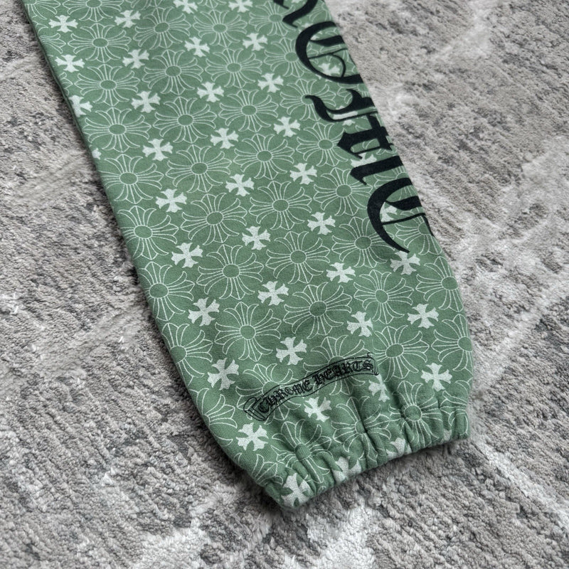 Chrome Hearts Monogram Plus Cross Print Sweatpants 