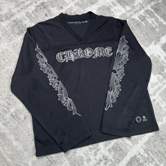 Chrome Hearts Mesh CH Stadium Long Sleeve Jersey 