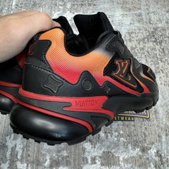 Louis Vuitton TATIC Trainer Sneaker ‘black Red’ Sz- 7.5LV/8.5M