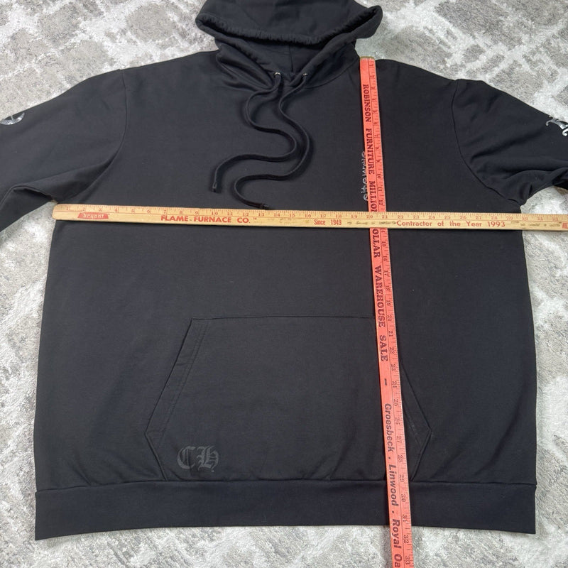 Chrome Hearts 1988 Foil Letters Sleeve Logo Pullover Hoodie 