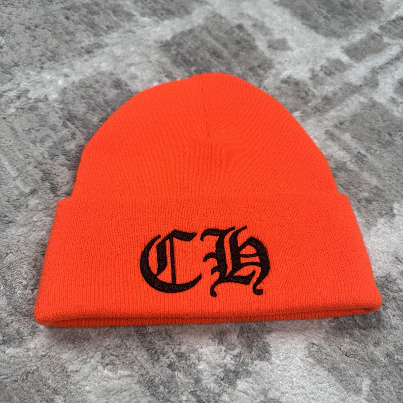 Chrome Hearts CH Embroidered Logo Beanie Hat