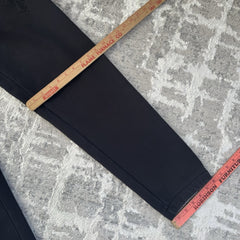 Chrome Hearts Paperjam Leather Triple Cross Patch Sweatpants 