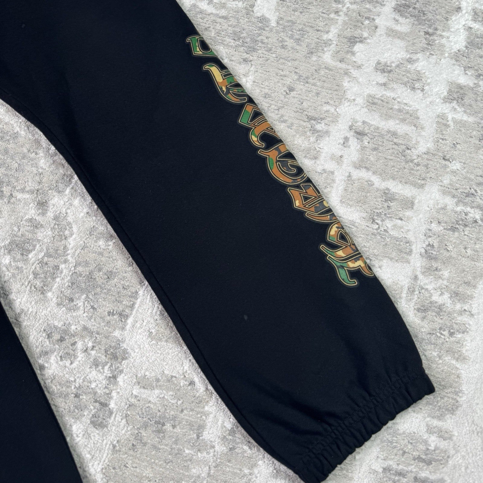 Chrome Hearts Cemetery Triple Cross Camo Sweatpants 