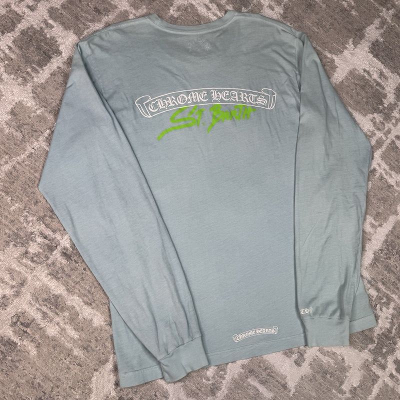 Chrome Hearts St Barths Dyed Long Sleeve Tee Shirt 