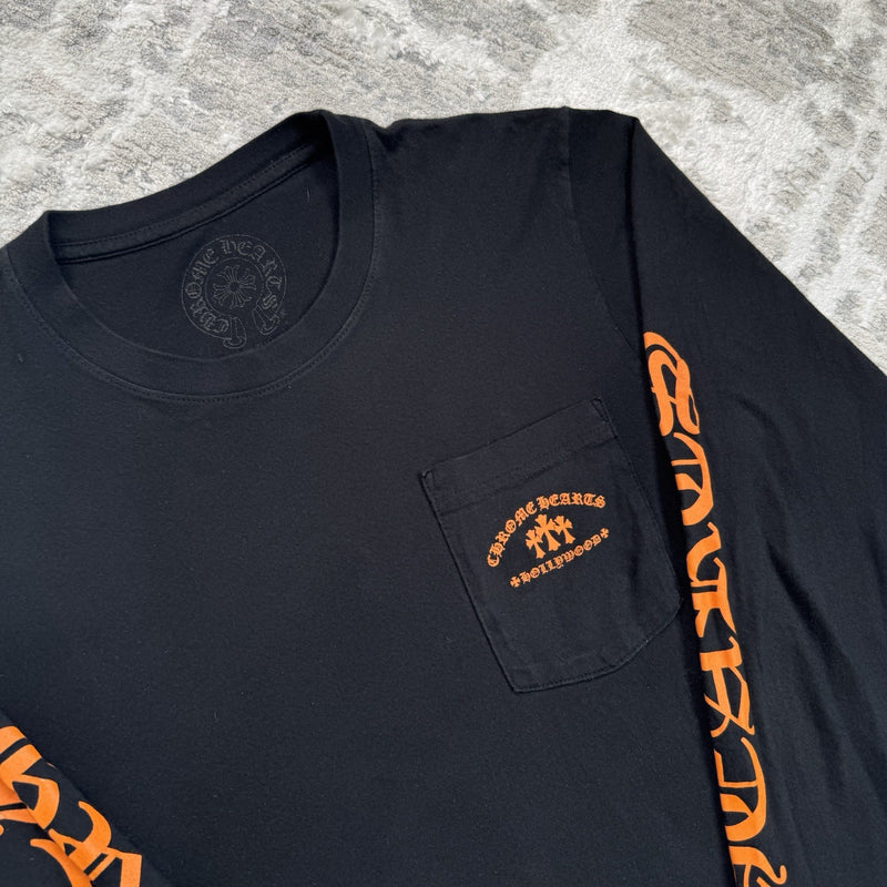 Chrome Hearts King Taco Triple Cross Long Sleeve Tee Shirt 