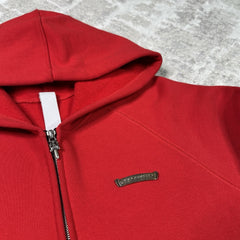 Chrome Hearts King Taco Triple Cross Embroidered Zip Up Hoodie 