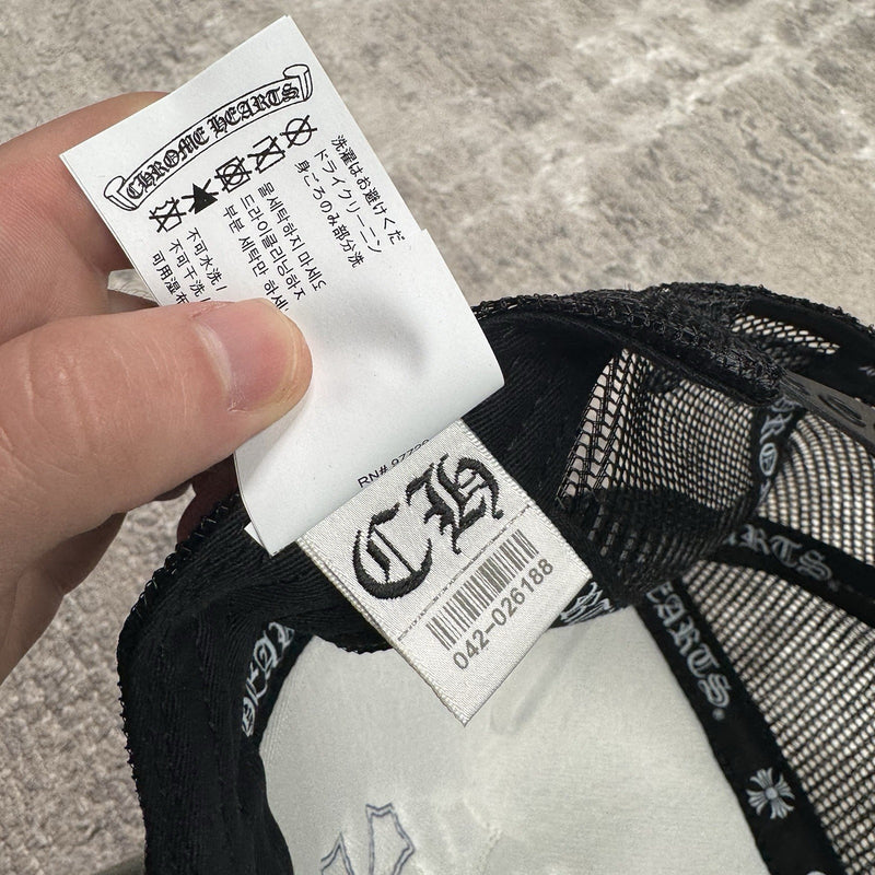 Chrome Hearts 4th Of July Leather Triple Cross Trucker Hat