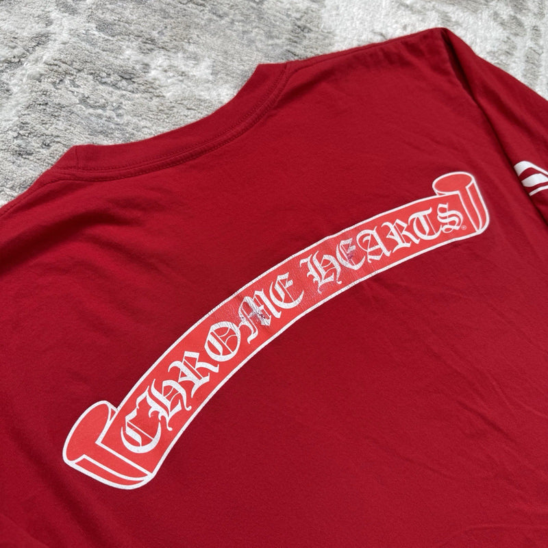 Chrome Hearts Scroll Logo Long Sleeve Tee Shirt 