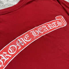 Chrome Hearts Scroll Logo Long Sleeve Tee Shirt 